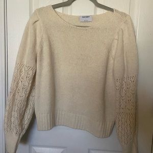 Old Navy Cream White Sweater